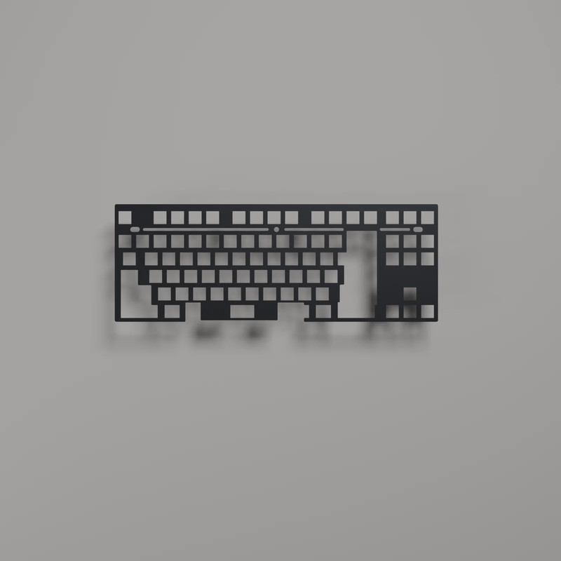 Eighty (2020) Solderable Plate - Plate:Black Aluminum
